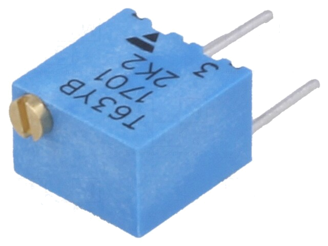 Potentiometer: montage-; meerslagen; 2,2kΩ; 250mW; ±10%; lineair Potentiometer: montage-; meerslagen; 2,2kΩ; 250mW; ±10%; lineair